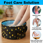 Mbaiyo Foldable Bucket For Soaking Feet - Portable Foot 11 8x7 9 Inch  Black