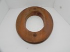 Vintage Wooden Millinery Hat Brim Mold 