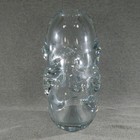 Borne Augustsson Scandinavian Blown Art Glass Vase Mid Century Modern Abstract