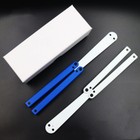 Pom Plastic Safety Durable Practice Balisong Butterfly Toy Trainer Prop