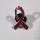 12 Red Awareness Ribbon Pins - Bulk Pack - 1 Inch   Dare Drug Free  Heart Health