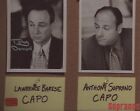 Tony Darrow The Sopranos Signed 8x10 Fbi Corkboard