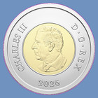 2026 Canada Cn Tower Anniversary Colored Two Dollar Toonie Coin  Mint Unc  2