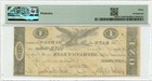 1817  1 New York  New York Obsolete Note Bank Of Hudson Pmg Vf30