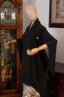 Dear Vanilla Japanese Tomesode Silk Kimono Women s Authentic Japan Made Vintage