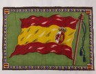 Vintage Tobacco Felt Flannel Flag Spain 10 5  X 7 5 