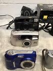 11 Cameras Nikon Canon Pentax Digital 35mm Lot For Parts Repair As-is