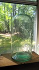 Antique Blown In Mold Buffalo Lithia Water Greenaqua Half Gallon Whittled 