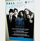 Fall Out Boy   Believers Never Die    Rare 2-sided Promo Poster - New Condition
