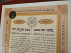 Russian 1896 Bank Banque Russo Chinoise Founder St-petersbourg Bond Loan