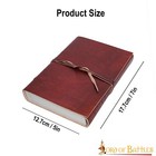 Leather Bound Journal Blank Notebook Gorgeous Fantasy Handmade Diary With String