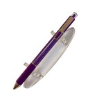 New Tul Pen Gel Dark Metallic Ink Dark Purple Limited Edition 0 8 Gold Accents