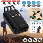 50000mah Power Bank 66w Charging Portable External Battery Backup For Cell Phone