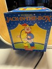 1997 Schylling Musical Jack In The Box Clown Jester W  Original Box As-is
