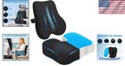 Ergonomic Cooling Memory Foam Seat Cushion   Lumbar Pillow For Office And Home