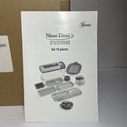 Genius Nicer Dicer Fusion - 10pc Multi Chopper Set - Red  new Open Box 