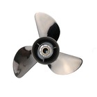 13 X 19-k For Yamaha Stainless Steel Propeller 50-130 Hp 15 Spline Oem Prop Part