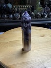5687 Chevron Dream Amethyst Tower 5 5    Tall 1 3    Wide And Weighs 7 9 Ounces 