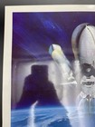 Rockwell International Artists Concept By Ted Brown Space Shuttle 1981 15x12 Srb
