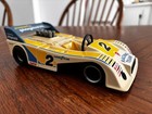Vintage Playmobil Racing Team Race Car Set  3738 W 6 Figures