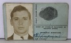 Vintage 1940 Miami Beach Police Dept Breakwater Hotel Worker Identification Card