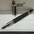 Montblanc Starwalker Matte Black Pen   Silver Clip Fountain Pen   Used