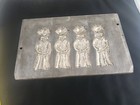 Vintage Antique Cowboy Bunny Candy Mold Rare Great Condition Three Bunnies