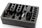 Precut 4 Pistol Handgun Gun Removable Tray Fits Pelican 1450 Apache 3800 Case