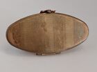 Vintage Stratton England Lipstick Holder Gold Tone Floral Design Flip Up Mirror 