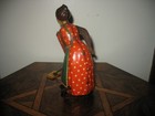 Rare Bright Distler Busy Lizzie Windup Tin Litho Tinplate Antique Germany Toy