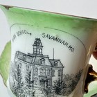 Savannah Mo High School  Missouri Antique Souvenir China Trinket Tea Cup