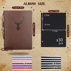 Scrapbook Photo Album  Aior Memory Book Vintage Wedding Leather Diy Guest Book  