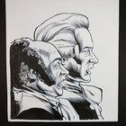 The Declaration Original Splash Art Inks John Adams Jefferson Kingstone Bennett