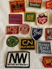 Rare Vintage Authentic Railroad Patches Lot Of 40
