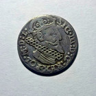 1624 Poland 3 Groschen  Silver Coin  Sigismund Iii  90   Rotated Reverse offset