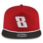 Men s New Era Scarlet black Kyle Busch Golfer Snapback Adjustable Hat