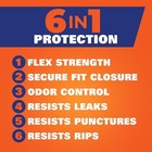 Hefty Ultra Strong 13 Gallon Trash Bags  Tall Kitchen Trash Bags 13 Gallon Size 