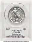 2017 Palladium Eagle 1 Oz Fs Pcgs Ms70 Ed Moy
