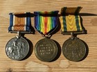 Ww1 Territorial Force War Medal Group Trio Ramc Casualty Folkestone