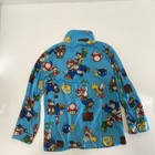 Nintendo Super Mario Boys Pajama Set 6 7 Blue Fleece Flame Resistant
