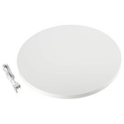 24  66 Lbs Homend 110v Electric Motorized Rotating Turntable Display Stand White