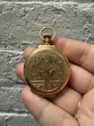 1886 Elgin Full Hunter Pocket Watch 11j In Solid 14k Yellow Gold Dueber Case