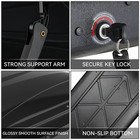 Waterproof Glossy Car Top Cargo Carrier Roof Mount Travel Storage Box W  Lock