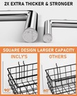 Incly 1 4    Extra Thick Pegboard Accessories Kit  100pcs Heavy Duty Metal Peg