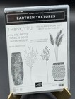 Earthen Textures Stampin Up Stamp And Die Set - Rare Retired 161504 - Fast Ship 