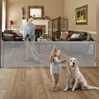 Baby Safety Gate Retractable Door Extra Wide 3m Pet Dog Cat Indoor Stair Guard