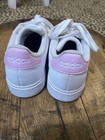 Adidas Grand Court Unisex Women   s Sneakers White pink Low Top Lace Up 8 5 