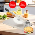 Manual Pizza Dough Press Machine 20cm Pizza Pastry Press Machine Stainless Steel