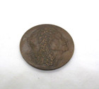 Heavy Bronze 1961 The New York Public Library Leonard Baskin Medal