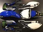 Klx 110 02-09  Kx 65  02-24 Graphic Kit  W  Plastics Bllue Kawasaki